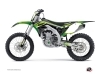 Kawasaki 250 KX Dirt Bike Eraser Graphic Kit Green