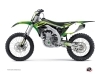 Kit Déco Moto Cross Eraser Kawasaki 250 KX Vert