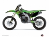 Kawasaki 250 KXF Dirt Bike Stage Graphic Kit Green