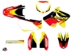 Kit Déco Moto Cross Stage Suzuki 250 RM Jaune Rouge