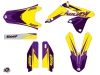 Suzuki 250 RMZ Dirt Bike Stage Graphic Kit Yellow Purple LIGHT