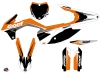KTM 250 SX Dirt Bike Stage Graphic Kit Orange