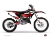 Kit Déco Moto Cross Stage Yamaha 250 YZ Noir Rouge