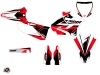 Kit Déco Moto Cross Stage Yamaha 250 YZ Noir Rouge