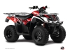 Kymco 300 MXU R ATV Stage Graphic Kit Red Black