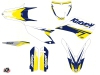 Kit Déco Moto Cross Stage Husqvarna FC 350 Blanc Jaune