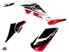 Kit Déco Quad Stage Yamaha 350 Raptor Noir Rouge