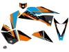 Kit Déco Quad Stage KTM 450-525 SX Orange Bleu