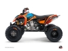 KTM 450-525 SX ATV Stage Graphic Kit Orange Blue