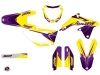 Suzuki 450 RMZ Dirt Bike Stage Graphic Kit Yellow Purple