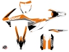 KTM 450 SXF Dirt Bike Stage Graphic Kit Orange