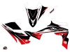Yamaha 450 YFZ R ATV Stage Graphic Kit Black Red