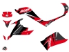 Kymco 50 MAXXER ATV Stage Graphic Kit Red Black