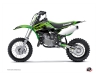 Kawasaki 65 KX Dirt Bike Stage Graphic Kit Green