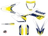 Kit Déco Moto Cross Stage Husqvarna TC 85 Blanc Jaune