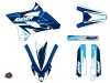 Yamaha 85 YZ Dirt Bike Stage Graphic Kit Blue LIGHT