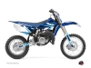 Kit Déco Moto Cross Stage Yamaha 85 YZ Bleu