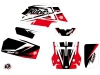 Yamaha Banshee ATV Stage Graphic Kit Black Red