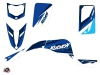 Kit Déco Quad Stage Yamaha Blaster Bleu