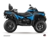 CF MOTO CFORCE 800 XC ATV Stage Graphic Kit Blue Black