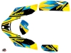 Can Am DS 650 ATV Stage Graphic Kit Yellow Blue