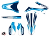 TM EN 125 Dirt Bike Stage Graphic Kit Blue LIGHT