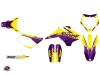 YCF F125 Dirt Bike Stage Graphic Kit Yellow Purple