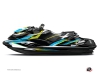 Seadoo GTR-GTI Jet-Ski Stage Graphic Kit Yellow Blue