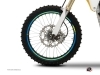 Graphic Kit Wheel decals Dirt Bike Stage Yellow Blue