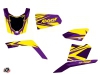 Kit Déco Quad Stage Suzuki King Quad 400 Jaune Violet