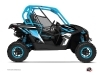 Can Am Maverick UTV Stage Graphic Kit Blue White