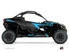 Can Am Maverick X3 UTV Stage Graphic Kit Black Blue