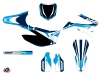 Kit Déco Moto Cross Stage TM MX 125 Bleu