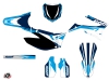 TM MX 125 Dirt Bike Stage Graphic Kit Blue