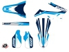 TM MX 300 Dirt Bike Stage Graphic Kit Blue LIGHT