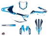 TM MX 300 Dirt Bike Stage Graphic Kit Blue