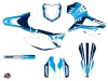 Kit Déco Moto Cross Stage TM MX 450 FI Bleu