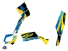 Kit Déco Quad Stage Can Am Outlander 400 XTP Jaune Bleu