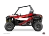 Kit Déco Portes Origine Stage SSV Polaris RZR 900S/1000/Turbo 2015-2017 Noir Rouge