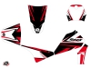 Kit Déco Moto Cross Stage Yamaha PW 80 Noir Rouge