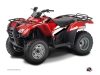 Honda Rancher 420 ATV Stage Graphic Kit Black Red