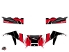 Polaris Ranger 900 XP UTV Stage Graphic Kit Black Red