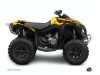 Kit Déco Quad Stage Can Am Renegade Jaune Rouge