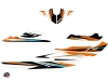 Seadoo RXT-GTX Jet-Ski Stage Graphic Kit Orange Blue