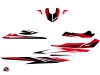 Seadoo RXT-GTX Jet-Ski Stage Graphic Kit Red Black