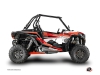 Polaris RZR 1000 UTV Stage Graphic Kit Black Red