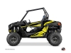 Polaris RZR 900 UTV Stage Graphic Kit Black Yellow