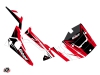 Polaris RZR 900 UTV Stage Graphic Kit Black Red