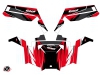 Polaris RZR 900 XP UTV Stage Graphic Kit Black Red