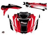 Yamaha Viking UTV Stage Graphic Kit Black Red